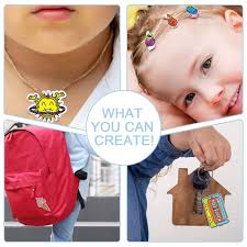 Warckon 25 Pieces Printable Shrink Plastic Sheets for Ink Jet Printers,  Shrink Art Paper Shrink Film Sheets for Kids, Create Your Own Earrings,  Necklace, Keychains 8.3 x 11.6 inch