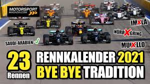Составы команд формулы 1 в сезоне 2021 года. Formel 1 Kalender 2021 Saudi Arabien Rein Deutschland Raus Youtube