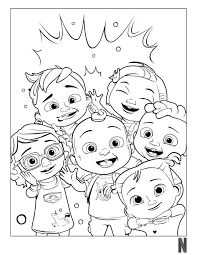 Cocomelon coloring pages are a fun way for kids of all ages to develop creativity, focus, motor skills and color recognition. Pin On 2 Years Old