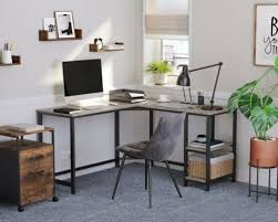It offers a large, spacious wooden top and solid frame based on durable metal pipes finished in black color. New L Shaped Home Office Computer Desk Free Pp For Sale In Letterkenny Donegal From Rockeseller