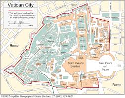It is located within the city of rome in italy. Map Of Vatican City Map Of Vatican City