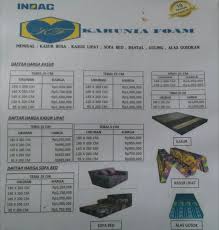 Berikut ini harga jual kami untuk produk eon lg density 23 dengan cover poly tc, garansi 10 tahun hanya berlaku untuk kasur dengan ketebalan 15 cm ke atas. Jual Inoac Kasur Lipat 120x200x10 Di Lapak Yehezkiel Oscar F Bukalapak