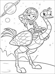 Miles wants to become like an astronaut. Printable Coloring Sheets Miles From Tomorrowland 6