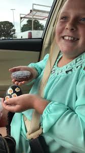 This is Haylee and Lacee Luker they have been finding tons of rocks and  Rehiding them and having a blast