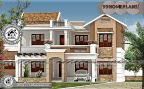 Latest House Models In India With Two Storey House Design With Floor Plan With Elevation Having Kerala House Design Latest House Designs Beautiful House Plans