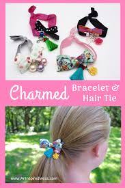 Diy Hair Ties And Wrist Wrap An Inspired Mess Hair Ties Diy Diy Hair Elastics Elastic Hair Ties Diy