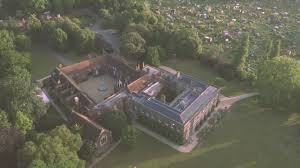Historical palace with a museum, courtyard, botanic. Fulham Palace From The Air Youtube