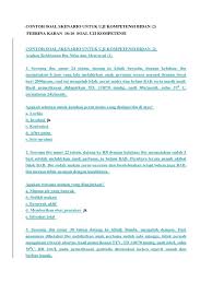 Set i stasi 7 askeb nifas konsep petunjuk untuk teruji bacalah soal dengan cermat saudara harus menjawab pertanyaan sebanyak 10 soal pilihlah satu jawaban yang saudara anggap tepat dilembar jawab waktu 10 menit soal peran bidan yang sangat penting untuk melaksanakan asuhan kebidanan pada ibu nifas dengan tujuan: Download Contoh Soal Dan Jawaban Asuhan Kebidanan Kehamilan Jawaban Dikdasmen