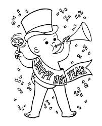 Your details are safe with cancer research uk each year cancer research uk's scientists get closer to beating c. Baby New Year In Action On New Years Eve Coloring Page Kids Play Color