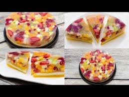 Agar Jelly Fruit Cake L Agar Agar Fruit Cake Youtube Fruit Jelly Fresh Fruit Cake Fruit Cake Design