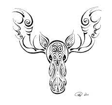 Inked moose custom tattoo art studio Pin On Animals On Parade