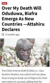 Ibrahim attahiru as a lesson to president mohammadu buhari, the inspector general of police and all service chiefs. 4gbjbvi7bbfvgm