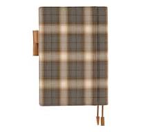 Hobonichi Shirt Fabric: Foggy Plaid A5 [Cover Only]