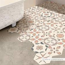 You literally just line them up (we'd recommend using a t square whether you need to carpet an entire room or just a tiny nook, you're going to waste a lot less material using carpet tiles than you would using broadloom. Amazingwall Mediterranean Style Tiles Floor Bedroom Bathroom Living Room Mural Art Decor Backsplash 4 53x7 87 Decorative Floor Tile Tile Sticker Sticker Decor
