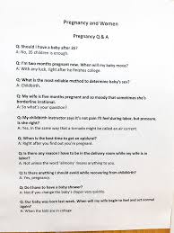 Check spelling or type a new query. This Hilariously Honest Pregnancy Faq Found On Ob Gyn S Wall Is A Must Read