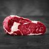 The striploin is to the left of the bone, and a part of the tenderloin is to the left of the bone. 3