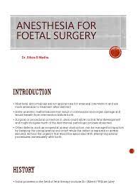 Dr stefan ripich diabetes cure. Anesthesia For Foetal Surgery Dr Athira S Madhu Fetus Atrium Heart
