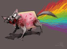 Nyan cat is the name of a youtube video uploaded in april 2011, which became an internet meme. Art Sci Nyan Cat Meme Fan Art
