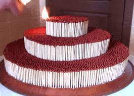 Birthdays are special days for anyone whose birthday it is so make your loved ones feel more special with this fireworks happy birthday gif. You Won T Be Able To Look Away From This Birthday Cake Of Matches Catching Fire Hellogiggles