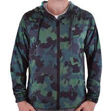 Jaqueta Hurley Windbreaker Phantom Soldier Masculino Camuflado Netshoes