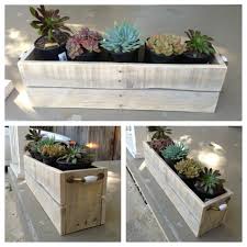 How to make a wood planter box centerpeice {tutorial}. Planter S Box Made From Pallet Wood Made By Yours Truly Pallet Diy Pallet Planter Box Wood Pallet Projects