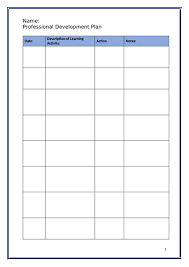 Take one hour and make yourself comfortable in a quiet meeting room. H Sc Templates Personal Development Plan Teaching Resources