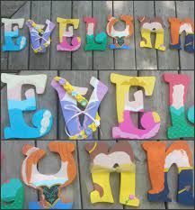Hand Painted Letters Princess Letters Princess Wall By Slgpaints Wood Letters Letter A Crafts Disney Crafts