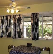 Choose curtains online from our wide range of window, door and other types of curtains at curtain tracks tend to blend with your interior quite well, while curtain rods can place more of an accent. Best Curtains For Short Wide Windows Short Window Curtains Modern Kitchen Curtains Curtains
