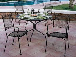 Search all products, brands and retailers of cast iron outdoor chairs: Woodard Bradford Mesh Wrought Iron Dining Set Wrgluds
