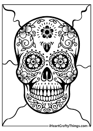 Other pdf readers may work too, but you should try adobe reader if anything displays incorrectly. Sugar Skull Coloring Pages Updated 2021