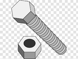 Grey textured concrete background with copy space. Screw Nut Bolt Clip Art Transparent Png