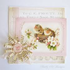 Note that the liquid you use will give the paper a different look. Handmade Cards With Vintage Graphics Shabby Art Boutique