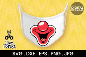 Download 717 jester free vectors. Clown Nose Cut File For Face Mask Graphic By Toon Forest Creative Fabrica