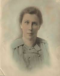 Colorized portrait of Hilda Christina Sällberg (born Johannesdotter). Hilda  was mother to Nanette, Alfred, Carl (Cunny), Esther, Ruth, Hildur (Ollie),  Herbert, and Myrtle Solberg.