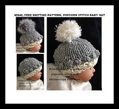 Afghan knit crochet blanket handmade popcorn stitch pattern white 53 x 72. Ravelry 2640 K Popcorn Stitch Baby Hat Pattern By Emi Harrington