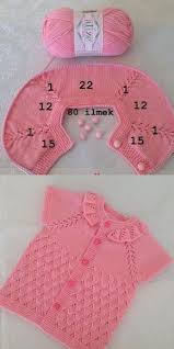 M Camara Adli Kullanicinin Orgu Modelleri Panosundaki Pin Orgu Bebek Yelek Baby Knitting Patterns
