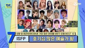 Kpopmbti, a blog on tumblr. Top 12 Mbti With The Highest Amount Of K Pop Idols Kpopmap
