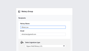 Simple email signature example notary block template kentucky. Remote Online Notarization With Docusign