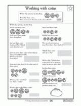 money word problems 3 2nd grade 3rd grade math worksheet greatschools