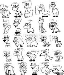 Nabor Milyj Multfilm Zhivotnyh Comic Zeichnen Lernen Comic Zeichnen Comic Tiere