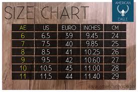 24 Problem Solving Size Chart For American Eagle