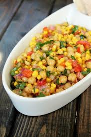 I Love A Good Salad Especially When The Temperatures Have Reached Over 100 Degrees My Indian Chickpe Indian Chickpea Vegetarian Recipes Healthy Indian Salads