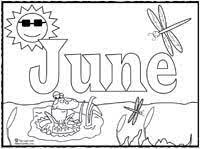 Click Image To Print June Coloring Page Coloring Pages Preschool Coloring Pages Free Coloring Pages