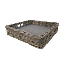 Check spelling or type a new query. Grey Buff Rattan Large Wicker Square Tray