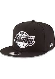 New Era Los Angeles Lakers Black 9fifty Mens Snapback Hat 59001831 Mens Hats Fashion Cap Men Fashion Snapback Hats