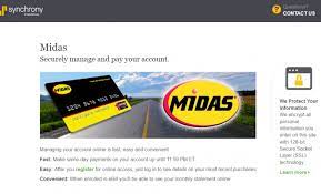Interest will be charged to your account from the purchase date if the promotional purchase is not paid in full within 6 months. Mysynchrony Com Midas Midas Credit Card Payment Options