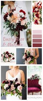 Need some help with your diy wedding arrangements? Diy Flower Packages Dusty Rose Marsala Wedding Flower Package Get Inspired By Our Marsala Wedding Flowers Wedding Flower Packages Diy Bridesmaid Bouquet