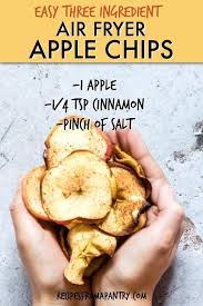 Air Fryer Apple Chips Are A Delicious Healthy And Totally Addictive Snack Since Th Air Fryer Recipes Breakfast Air Fryer Recipes Easy Air Fryer Oven Recipes