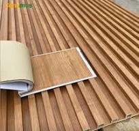 Building Material Wooden Grain PVC WPC Fluted Wall Panels for Interior  Decoration