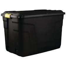 I ordered these because the plastic tubs i was using to store wooden planks could not stand up to the weight of the planks. Storage Trunk With Wheels Strata 190 L Storage Box Manutan